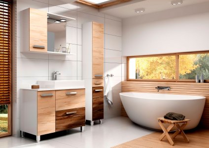 Особенности подбора мебели для ванной комнаты 
